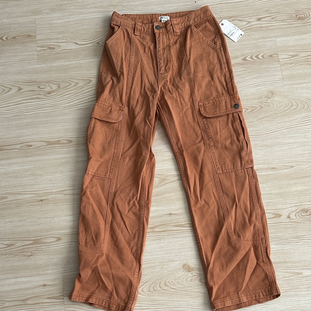 Billabong Women's Brown Straight Leg Jeans